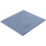 Badteppich Net, 60x60 cm, Stahlblau