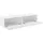 [en.casa] Evaton TV-Lowboard 140 x 30 x 33 cm Weiß Spanplatte