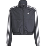 Adidas Mädchen Train Essentials Full-Zip Hoodie Kids, Black/White, 11-12 Years