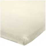 Erwin Müller Single-Jersey Bio Topper-Spannbettlaken Bayreuth in natur | Gr.: 180x200 cm - 200x200 cm