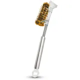 babossa Grillbürste 3-in-1 Messing/Stahl