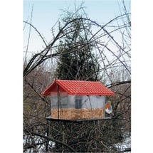 Buri Vogelfutterhaus aus Kunststoff Vogelhaus Futterhaus Vogelhäuschen Futterstation