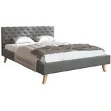 Fdm ZUZA 180 x 200 cm Grau