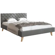 Fdm ZUZA 180 x 200 cm Grau
