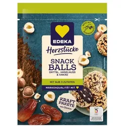EDEKA Snack Balls »Dattel, Haselnuss, Kakao« 144 g