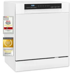 Exquisit Geschirrspüler GSP508-030D weiss | Spülmaschine 55 cm | Power+ | ECO Modus | Standgerät