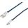 S-Conn USB-A auf USB-C 0,9 m Blau