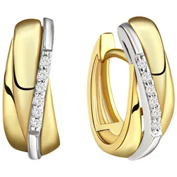 Celesta Gold Ohrring 375/- Gelbgold Weißgold