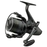 dam fishing Freilaufrolle Runshift 3L FS + Camo Line 4000 5000 mit Schnur Karpfen Freilaufrolle), Vorgespult mit schwarzem und grünem Monofilament 5000