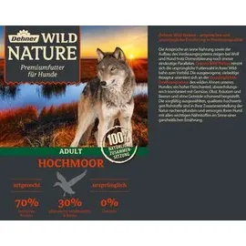 Dehner Wild Nature Nassfutter getreidefrei / zuckerfrei, für Hunde, Ente, 6 x 800 g Dose (4.8 kg)