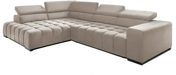 Exxpo by Gala Ecksofa mit Funktion Elias Stoff Beige