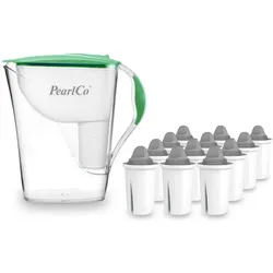 PearlCo Wasserfilter Fashion mint inkl. 12 Protect+ Filterkartuschen