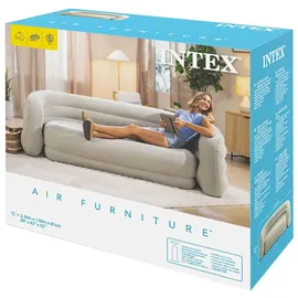 Intex Couch Viskose 2-Sitzer Grau
