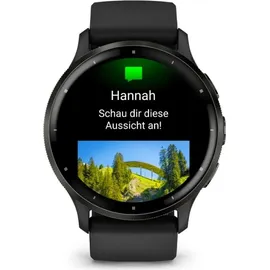 Garmin Venu 3 schwarz / schiefergrau mit Silikonarmband