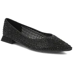 Schwarze Ballerinas Menbur Elegante Damenschuhe, 36