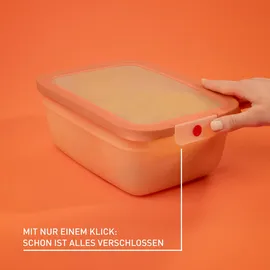 Emsa Frischhaltedose rechteckig orange 15,95 cm x 21,73 cm x 9,44 cm 1,5 l