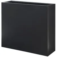 Casa.pro Pflanzkübel Vaargel 82x90x30 cm Stahl Schwarz