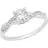 s.Oliver Ring für Damen Sterling Silber 925, Zirkonia Ringe Weiss