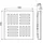 alcadrain Design Rost 143×143 mm Grau für Bodenablauf