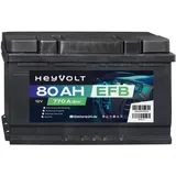HeyVolt EFB 12V 80Ah Autobatterie