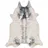 Gino Falcone Teppich Emilia AFT27590 white & black 130 x 170 cm Fellform