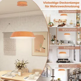 Costway 21 W LED Deckenleuchte 40 cm orange