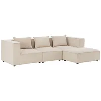 Juskys modulares Sofa Domas L - 3 Sitzer -