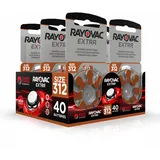 Hearing360 40 Hörgerätebatterien Rayovac Extra Modell 312, extra Lange Lebensdauer, universelle Kompatibilität, quecksilberfrei (10 Blister à 8 Stück)