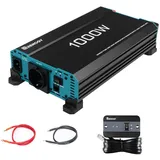 Renogy 2000W Sinus-Wechselrichter 12V auf 230V mit 2 EU Steckdosen
