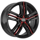Ronal R57  7,5 x 19 5 x 112 ET55 MB66,5 jetblack-red