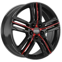 Ronal R57  7,5 x 19 5 x 112 ET55 MB66,5 jetblack-red