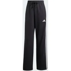 adidas Essentials 3-Streifen Open Hem French Terry Jogginghose Schwarz M