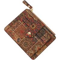 Schlanke Geldbörse für Damen, Damen-Kartenhalter-Geldbörse,Vintage Damen Portemonnaie Kartenhalter - Kleine Damen-Geldbörsen, braune kleine Geldbörse für Bargeld, Kreditkarten, Führerschein, kleine Ge