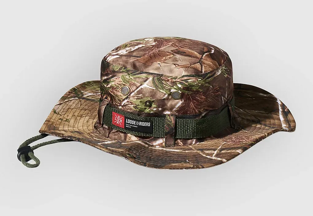Loose Riders Woodland Camo Cap tan Gr. Uni