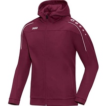 Jako Damen Kapuzenjacke Classico, maroon, 38, 6850