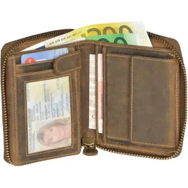 GREENBURRY Vintage Geldbörse Unisex braun