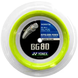 Yonex BG 80 Power (Power+Touch) weiss 200m Rolle
