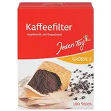 Jeden Tag Gr. 2 Kaffeefilter, 100 St.