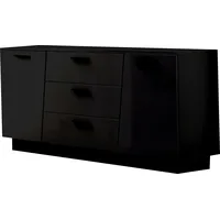 Hometrend Sideboard Emira Dekor Schwarz