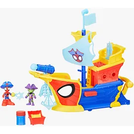 Marvel Spidey and His Amazing Friends Water-Webs Bubble Pirate Ship mit 2 Figuren