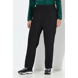 Ulla Popken Funktionshose gerades Bein Schwarz 54/56