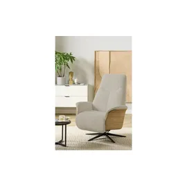 skagen studio Relaxsessel Mikkel Bezugstoff Beige 81 x 106 x 82 cm mit Relax-Funktion
