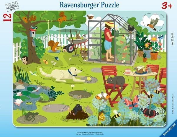 Preisvergleich Produktbild Puzzle Ravensburger Unser Garten 12 Teile