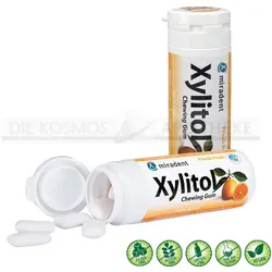 MIRADENT Xylitol Chewing Gum Frucht 30 St