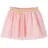 vidaXL Kinderrock mit Tüll Hellrosa 92