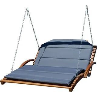 ALEOS. Hängeliege Doppelliege Hollywoodliege Holz MACAO-LOUNGER (ohne Gestell)
