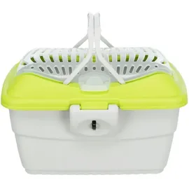 Trixie Kleintier-Transportbox Mini-Capri - hellgrau/blau