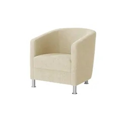 Sessel aus Flachgewebe Koblenz , beige , Maße (cm): B: 69 H: 75 T: 76