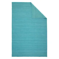 Morgenland Kelim Teppich - Trendy - Fancy - türkis - 200 x 140 cm - rechteckig
