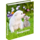 RNK Zeugnisringbuch Hund Katze A4 4 Ring-Mechanik, 1 Stück
